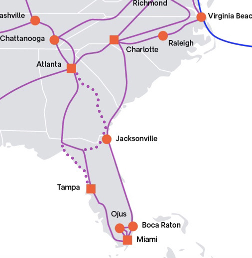 New route in Florida
