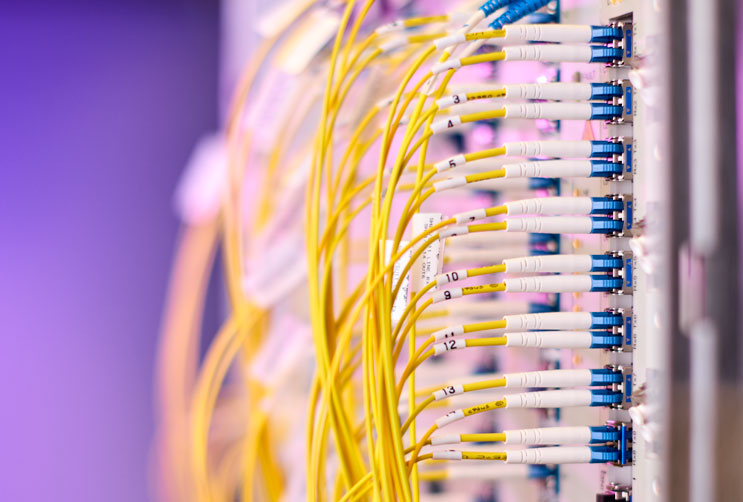 DWDM technology squeezes data traffic into many distinct optical channels, using different wavelength bands, or ‘colors’ of light.