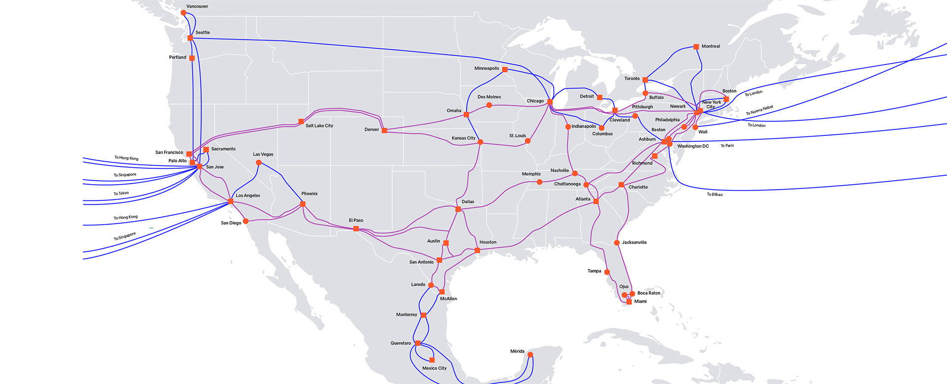 Level 3 Fiber Map Our Global Fiber Network, As1299 | Arelion