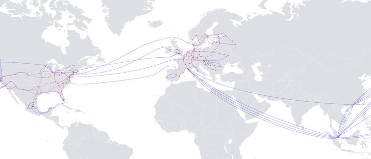 Network map